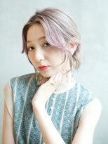 ラグお団子_セシルカットココアブラウンフリンジウェーブ_47660