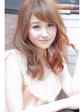 アグ ヘアー コード 甲斐店(Agu hair kord) 大人可愛いセミロング