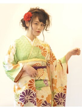 クラク 笹塚店(KURAKU) 成人式 ヘアセット 着付け 振袖