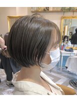 ロンドアベニール 北千住(Lond avenir)&nbsp;まとまるショートボブ　マットベージュ　西田大樹