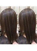 白髪ぼかしハイライト