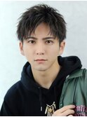 ショートセンターパート【コンマバング】