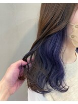 アクト(ACT)&nbsp;ブルーラベンダー×ラベンダーインナーカラー/イヤリングカラー