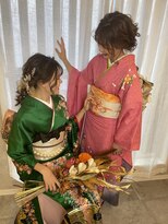 サンビャクロクジュウド(360°C)&nbsp;振袖ヘアー