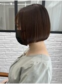 ぷつっと丸みボブ◎