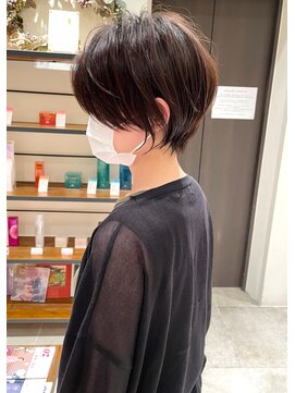 バンプ ギンザ(BUMP GINZA) 白髪ぼかしハイライト/絶壁解消/ひし形大人ショートボブ/聖