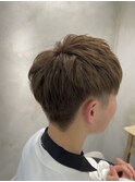 ツーブロックショート