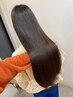 【ほぼダメージ０】栄養分配合の髪質改善酸性ストレート　¥32450→¥26000