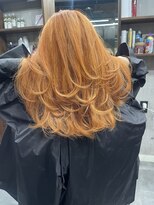 ラフ(LAFF) #バレイヤージュ#グレージュカラー#ボブウルフ#ココアベージュ