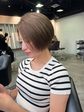 スティーロ 渋谷(Steelo) steelo ショートスタイル×ミルクティーグレージュ