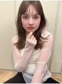 大人30代40代韓国顔まわりレイヤーくびれセミロング