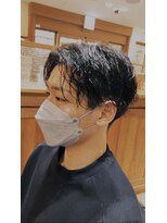 ヘアーズ ゼノン ルクアイーレ店(HAIR'S ZENON)&nbsp;ツーブロックセンターパート