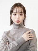 タイトなストレートボブ