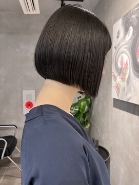 ブルックス ハイライト 大人ボブ レイヤーボブ アッシュベージュ ショート