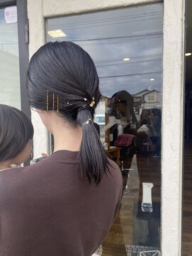 アンフルール(Un Fleur) ローポニーヘアセット