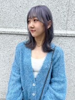 エマエコル(Emma ecole)&nbsp;Emma ecoleハイトーンパープル/透明感カラー/韓国風くびれカット