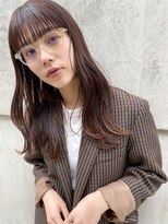 ミラバイグリーン(Mira by green)&nbsp;ロングヘア/レイヤーカット/チョコレートブラウンカラー