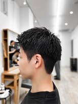 セイドット フクオカ(Say.FUKUOKA)&nbsp;【メンズ★大名】黒髪×スパイキーショート×束間ショート×眉毛