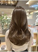 ロングレイヤーブリーチなしココアブラウンRI-15