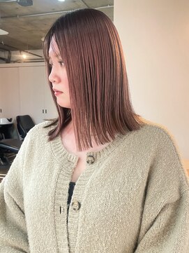 サロン シー(salon sea) sea アンブレラカラー　ピンクベージュ