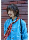 透明感グレージュ