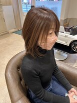 アンプヘアー 六地蔵店(unpeu hair) 【40代】明るい白髪染めカラー【宇治 六地蔵】