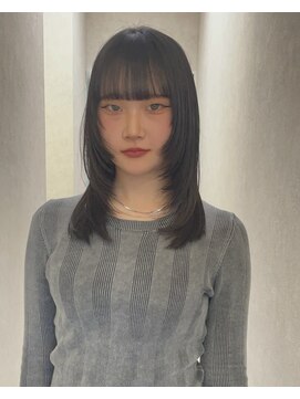 エムサロン 高崎あら町テラス店(emusalon) 【茉雪】顔周りレイヤー×姫カット