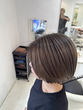 アヤメ 巣鴨店(ayame) (ayame巣鴨)バレイヤージュ_ボブ_tokio_巣鴨3