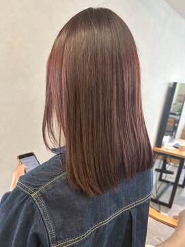 ミュラ(mulah) 艶髪暖色カラーチェリーレッド*ブリーチなしボルドーカラー