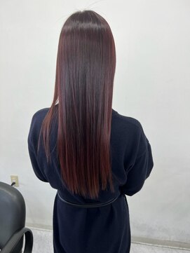 穀雨(Kokuu) 大人シアーベージュミニウルフボブミディアムレイヤー