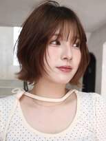 サイン 渋谷(SIGN)&nbsp;20代/透明感カラー/グレージュ/タッセルボブ/レイヤーボブ