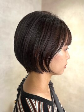 エンクス(enx) ミディアムヘア/暗めカラー/グランマッシュ/鶴ヶ峰MH95