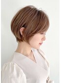 くびれショート/白髪ぼかし