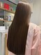 ユニ(uni)の写真/【uniの看板メニュー★】次世代縮毛矯正で極限まで傷まず、真っ直ぐになりすぎない柔らかな質感へ。