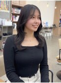 ふわっとナチュラルな韓国風くびれヘア（10代20代30代）