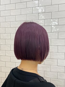 ループウエスト(LOOP WEST) ミニボブ×バイオレットカラー 1105