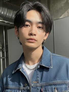 フォト イケブクロ(foto IKEBUKURO) メンズ/men's/メンズカット/センターパート/ニュアンスパーマ