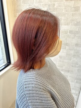 カットウェルズ粟殿店(Cut Well's smile&peace) ピンクブラウン