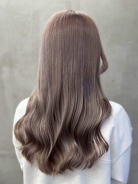 アンバー(UMBER) 京都西院/ベージュカラー ブリーチ 髪質改善 ダブルカラー