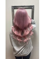 ガルボヘアー 名古屋栄店(garbo hair) #プルエクステ#エクステ#ホワイトピンク#ブリーチ#名古屋