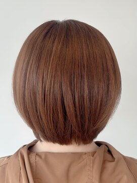 ヘアデザイン アンジェロ(Hair Design Angelo) 明るい白髪染め/ショートボブ/30代/40代/50代