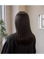 ビーアップヘアー(be:up hair) 地下風縮毛矯正レイヤーカット艶髪ストレート