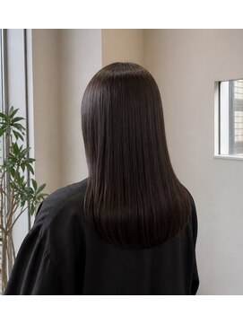 ビーアップヘアー(be:up hair) 地下風縮毛矯正レイヤーカット艶髪ストレート