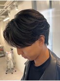 豊橋メンズ毛流れフェザーパーマ