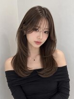 ユーフォリア 銀座本店(Euphoria) 【AYAKI】くびれミディアムレイヤー オリーブベージュ