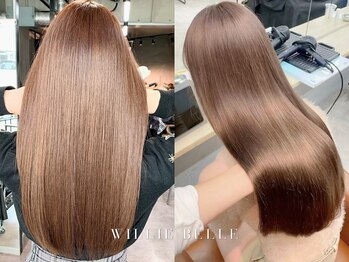 ウィリーベル 沖縄(WILLIE BELLE)の写真/ハイトーン・ブリーチ毛もご相談ください♪ダメージレスな髪質改善ストレートで理想の美髪へ◎[沖縄/北谷]