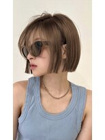 リン 原宿(RiN.)&nbsp;ボブ切りっぱなしボブワイドバングワンレンボブフレンチボブ