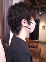 ブロック ジャポン(bloc japon)&nbsp;癖活かしたmixパーマニュアンスパーマウルフカット