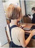 切りっぱなしボブ