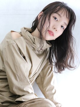 アルバム 渋谷パルコ(ALBUM) Aラインミディアム_外ハネボブアッシュブラウンネオウルフ_56507